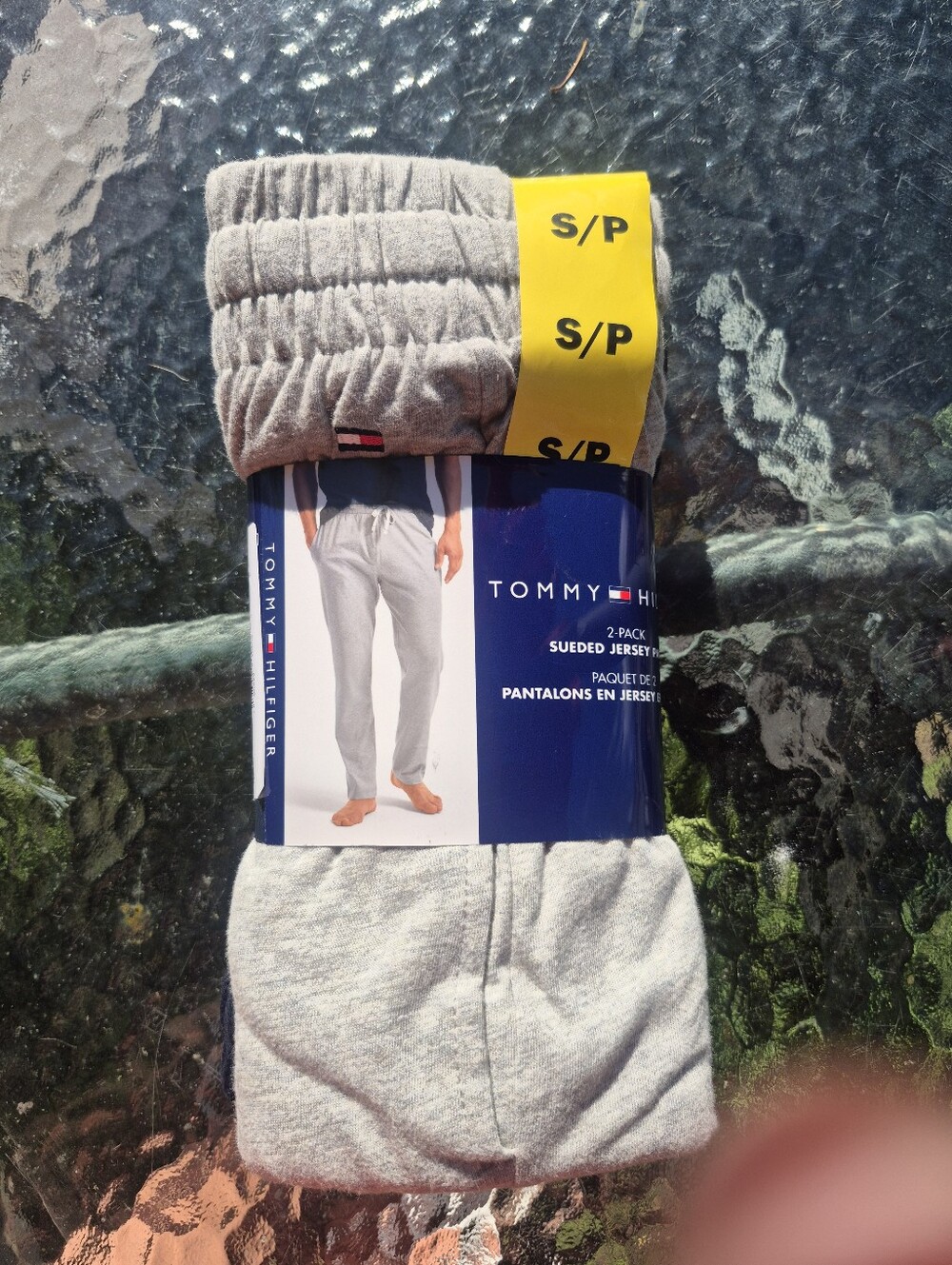 Tommy Hilfiger Light Gray Sueded Jersey Joggers